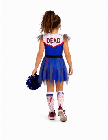 Déguisement de Pom-Pom Girl Zombie 8/10 Ans Neuf | Costumes pour Enfants Le Roi du Carnaval
